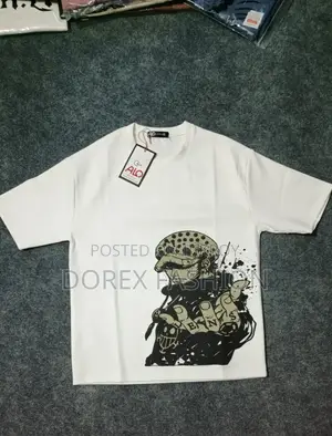 One Piece Trafalgar Law Oversized Premium T-Shirt (Front Back Print)