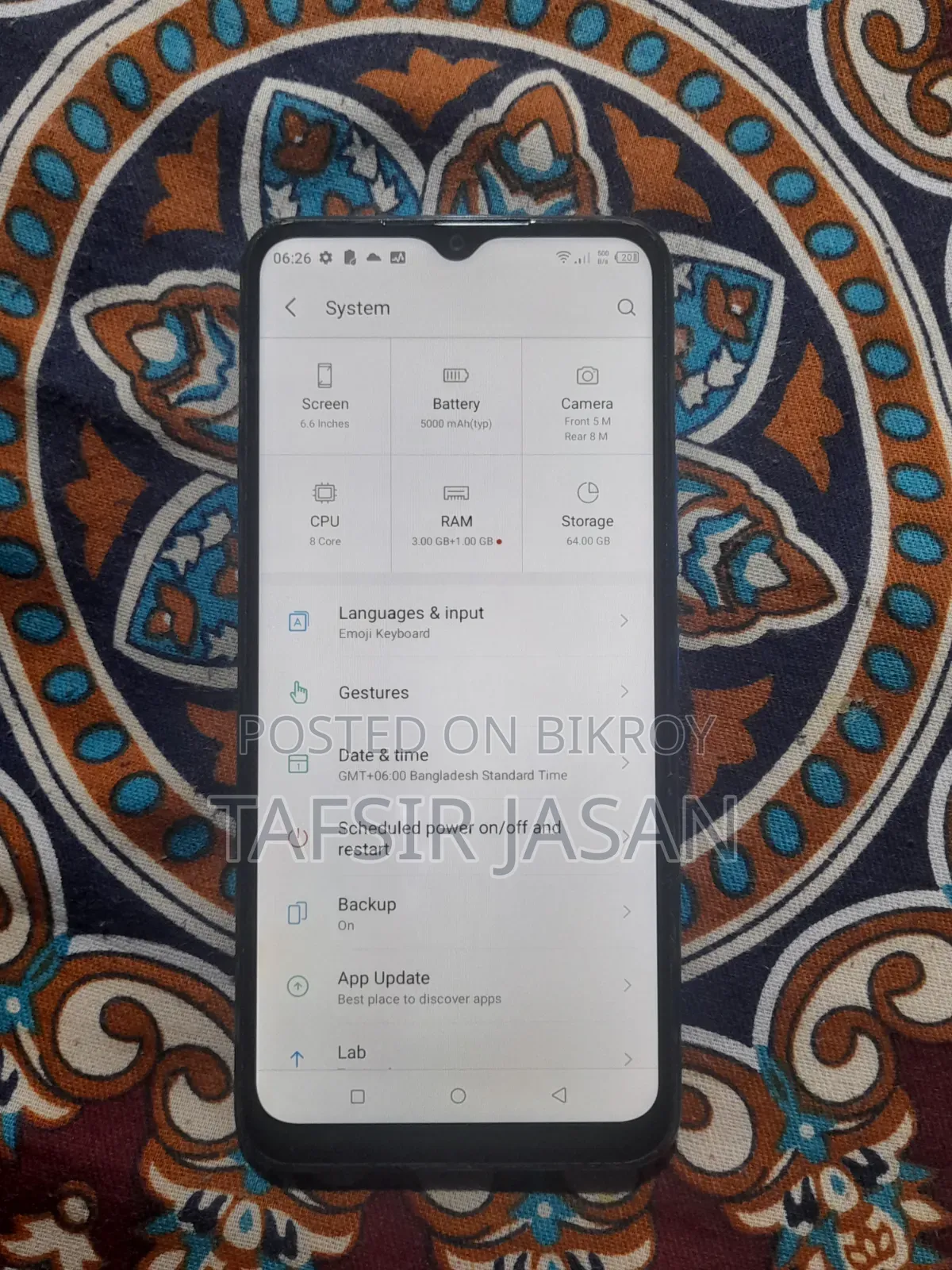 Itel Vision 3 Turbo 64 GB Blue