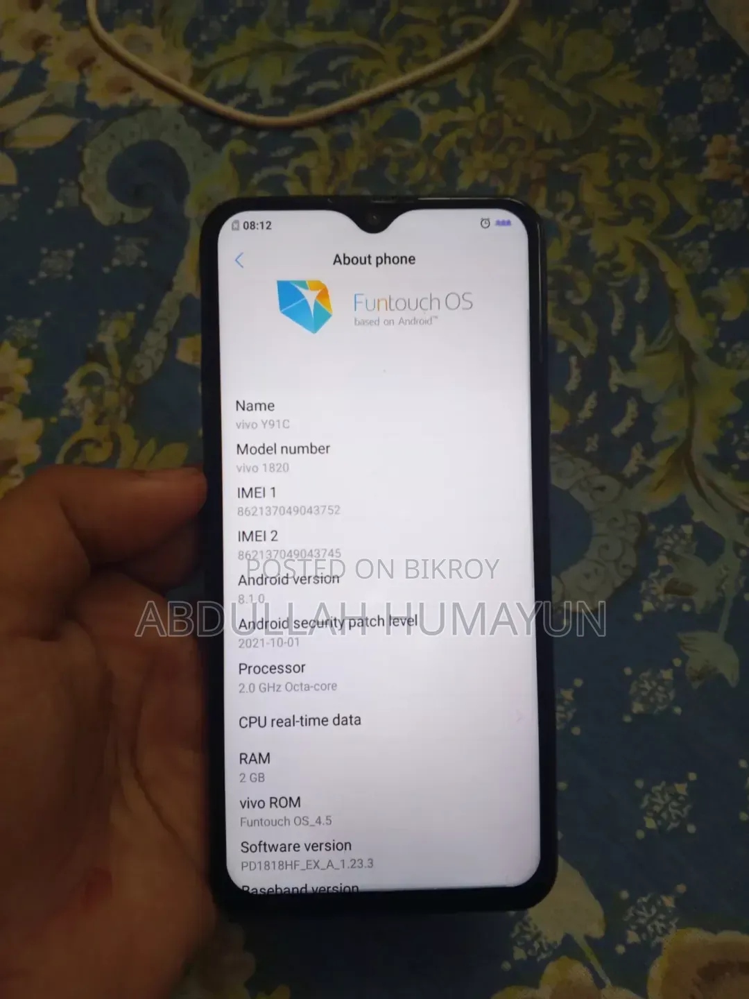 Itel A50C 32 GB White
