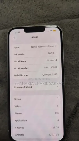 Apple iPhone 14 128 GB White