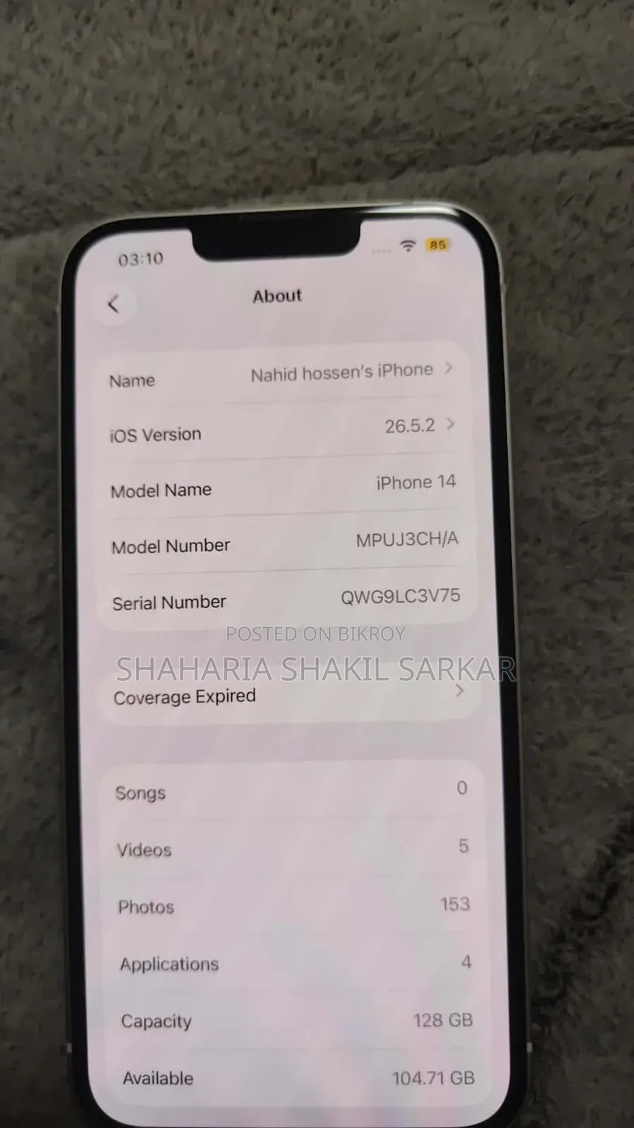 Apple iPhone 14 128 GB White