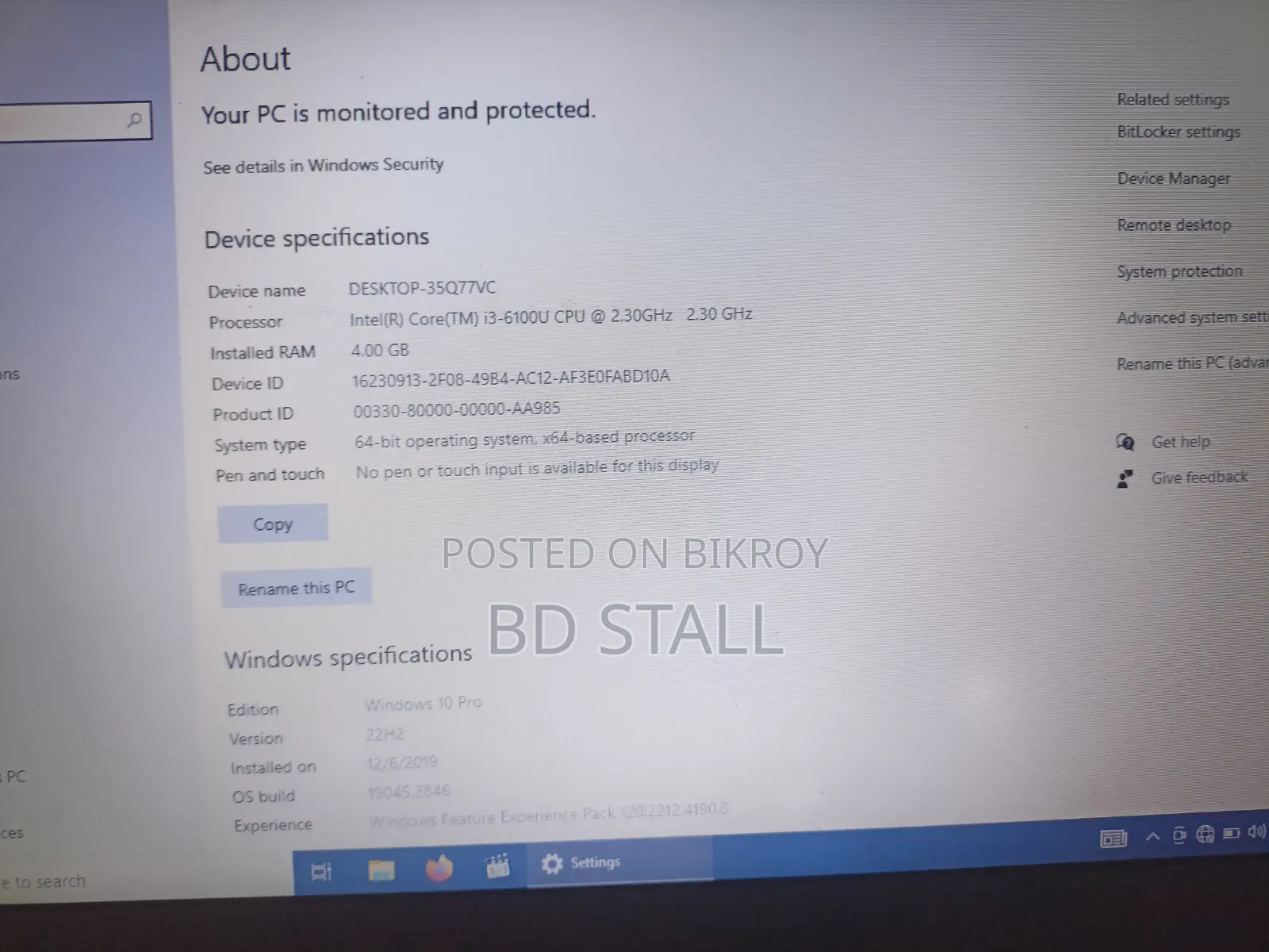 Laptop Lenovo IdeaPad 310 4GB Intel Core I3 SSD 128GB