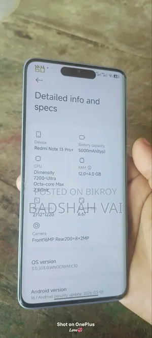 New Xiaomi Redmi Note 13 Pro+ 512 GB Gray