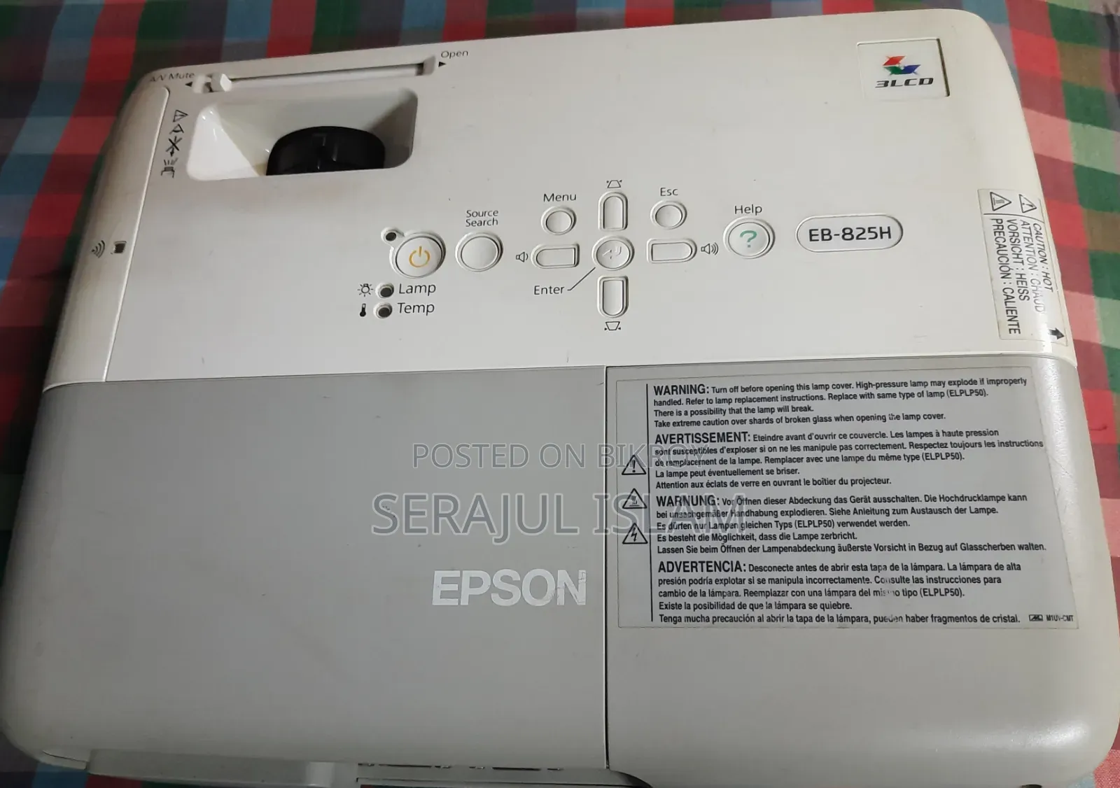 EPSON EB 825 H Projector Sale