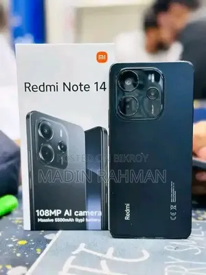 শাওমি রেডমি নোট ১৪ ফোরজি ২৫৬ জিবি ব্ল্যাক