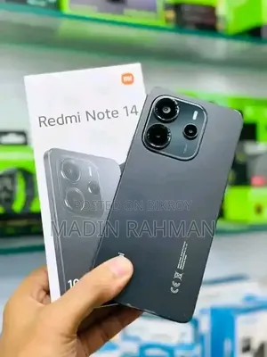 শাওমি রেডমি নোট ১৪ ফোরজি ২৫৬ জিবি ব্ল্যাক