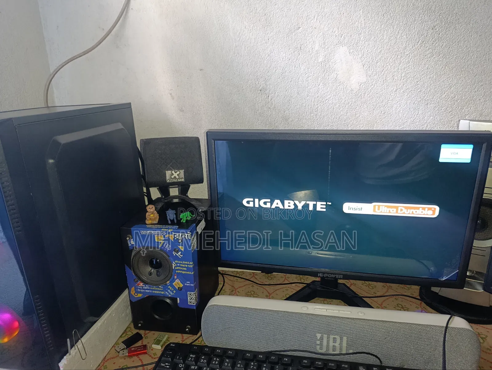 Desktop Computer Gigabyte 16GB Intel Core i3 SSD 128GB