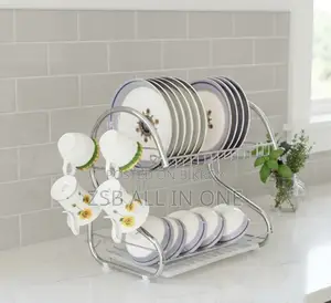 2 Layer Dish Drainer Drying