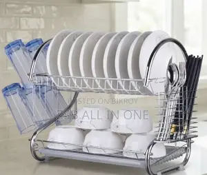 2 Layer Dish Drainer Drying