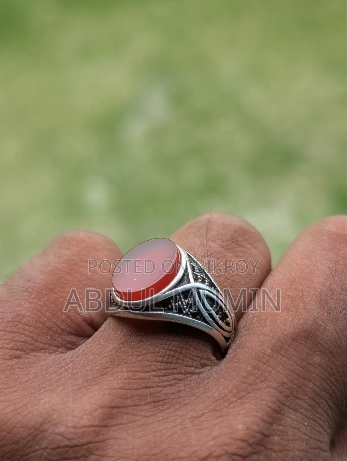 Men's Original Italian Silver Ring