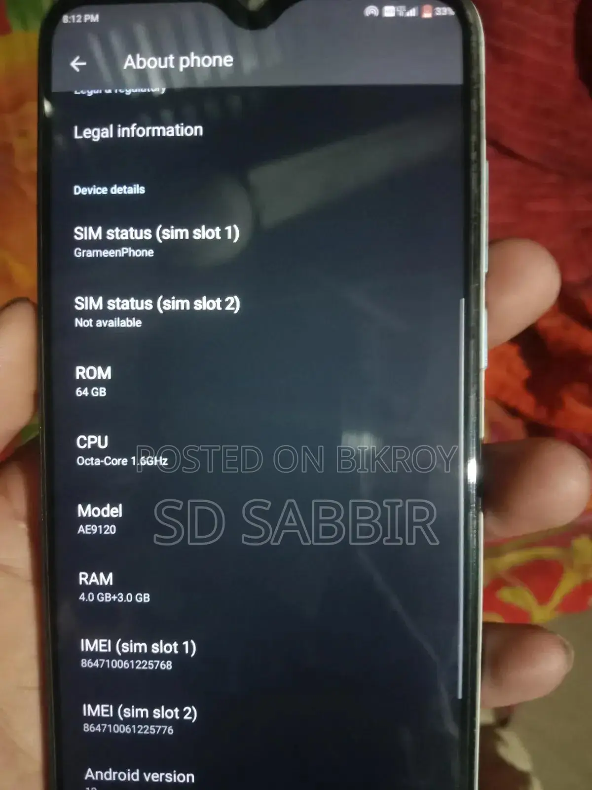 Benco V90 64 GB Blue