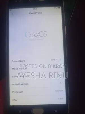 Oppo F1s 128 GB Gold