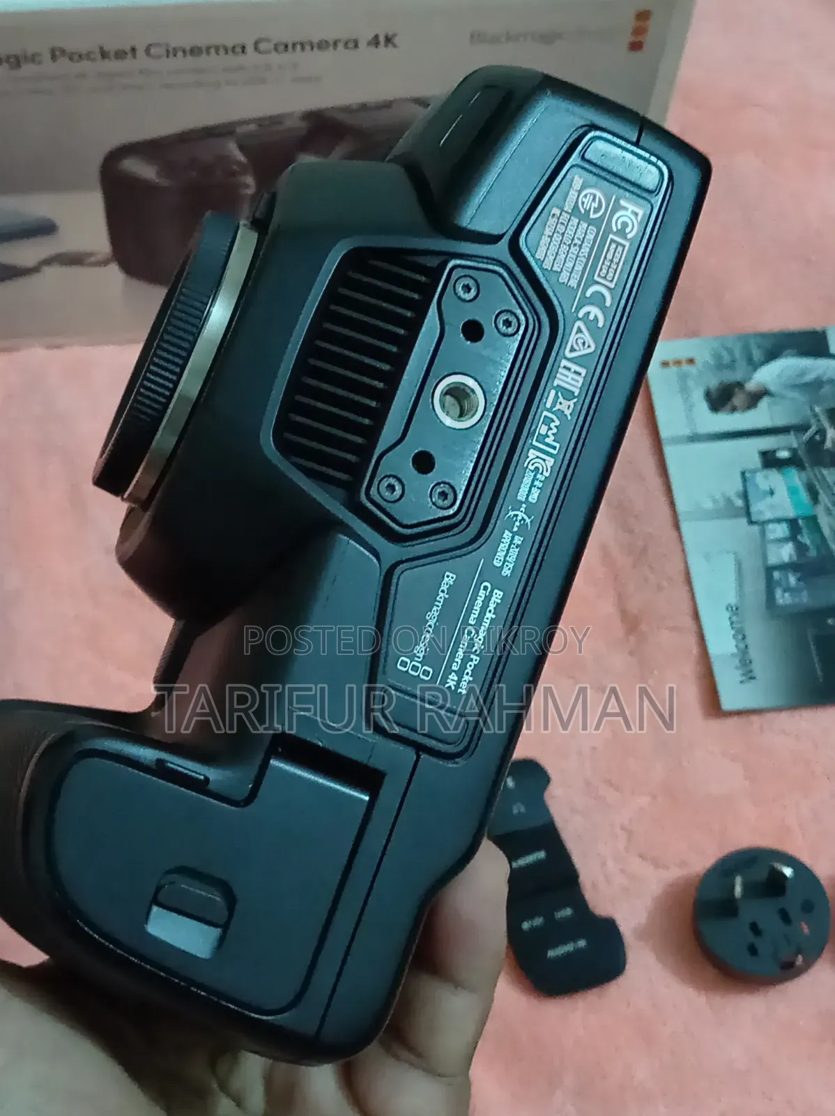 Black Magic Pocket Cinema With Lens Viltrox EF M2ii