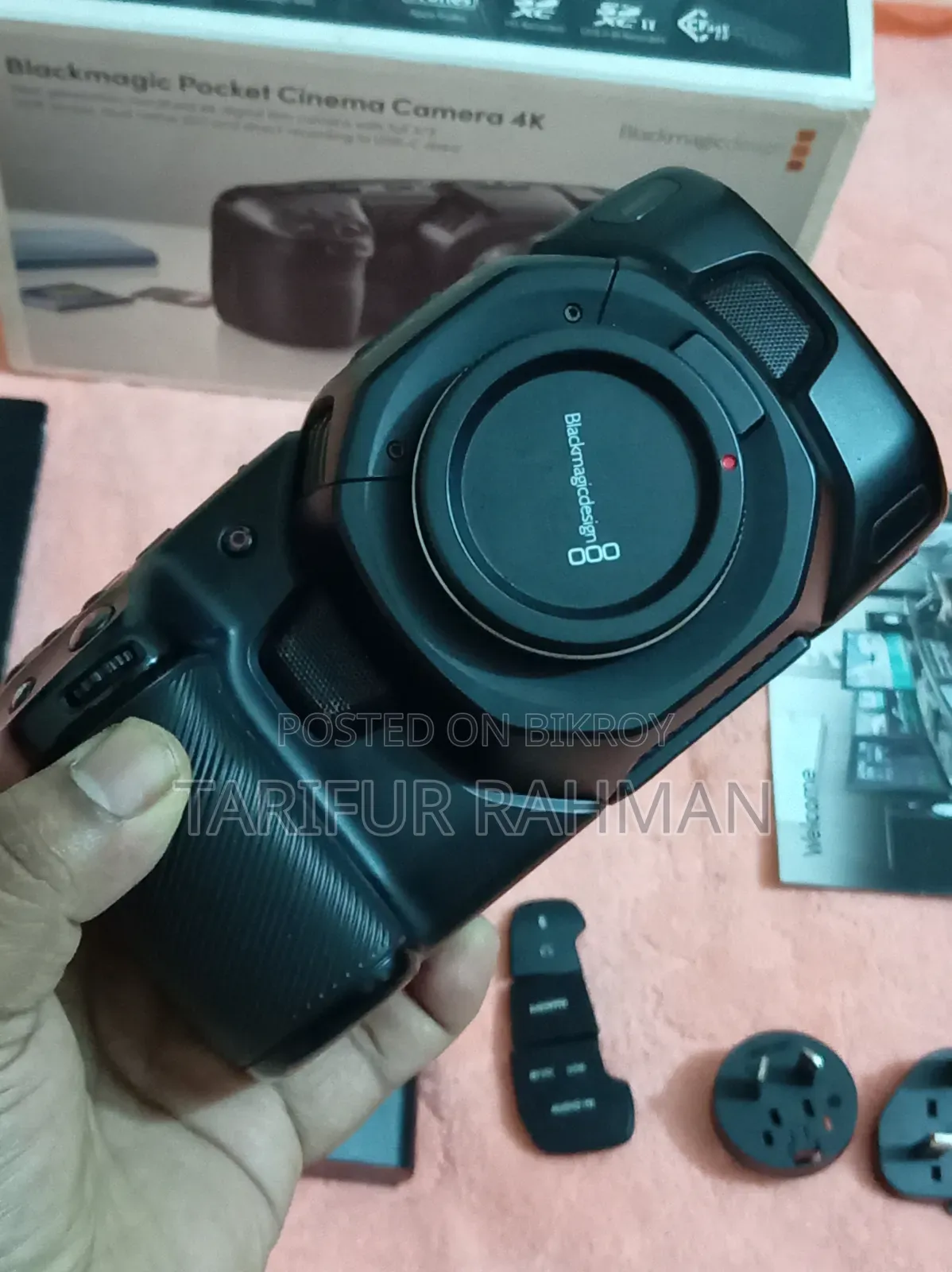 Black Magic Pocket Cinema With Lens Viltrox EF M2ii