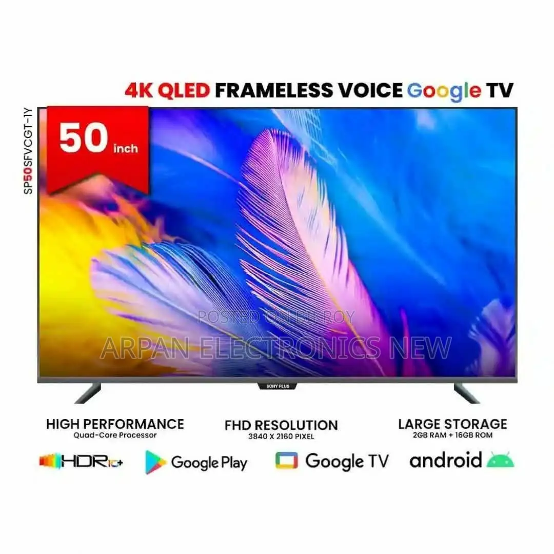 Voice Control SONY Smart TV (5 Years Guaranty) 50'' INCHE Android