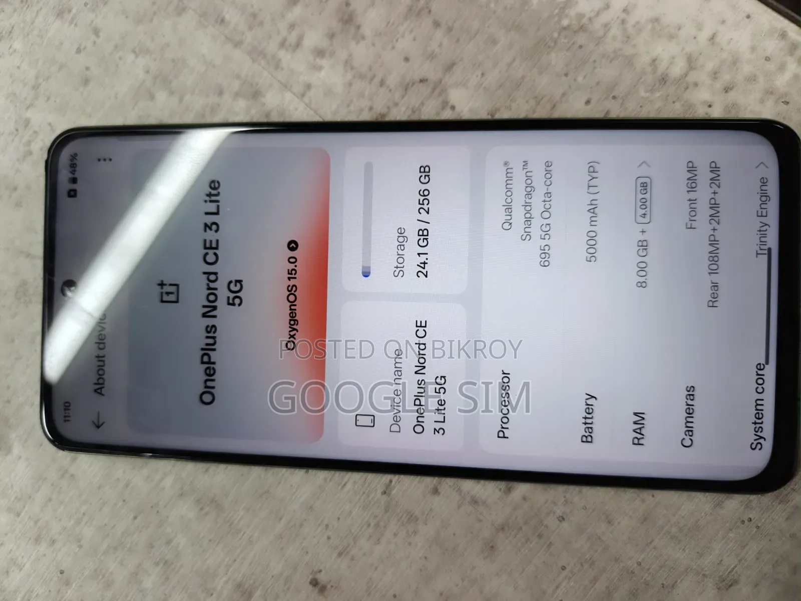OnePlus Nord CE 5G 256 GB Purple