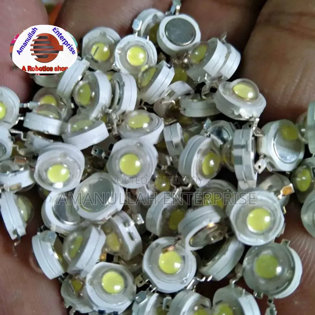 হোয়াইট এলইডি (পাথর) ৩০ পিস