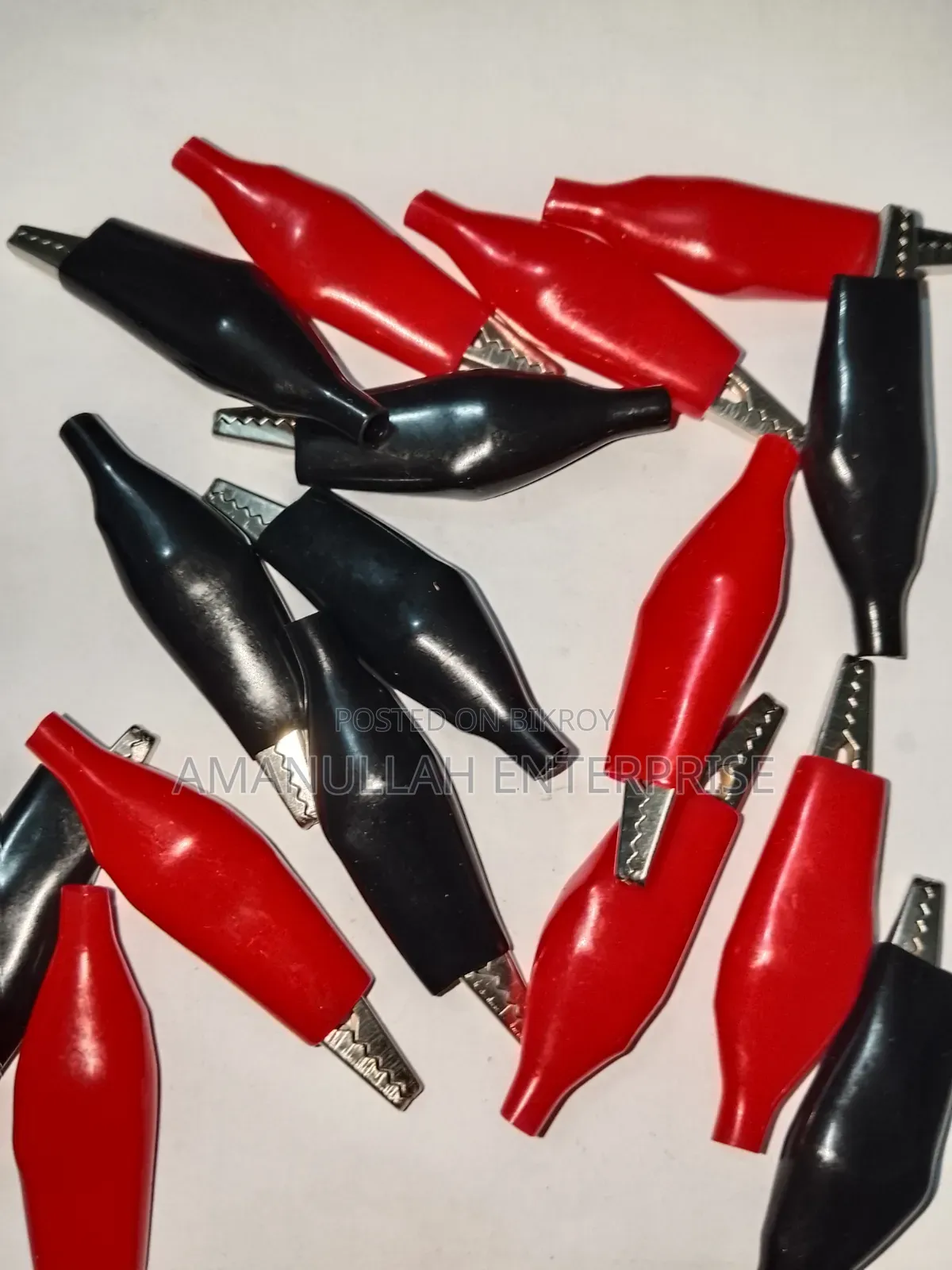 Insulated Alligator Clips Set | Amanullah Enterprise (06 Pcs)