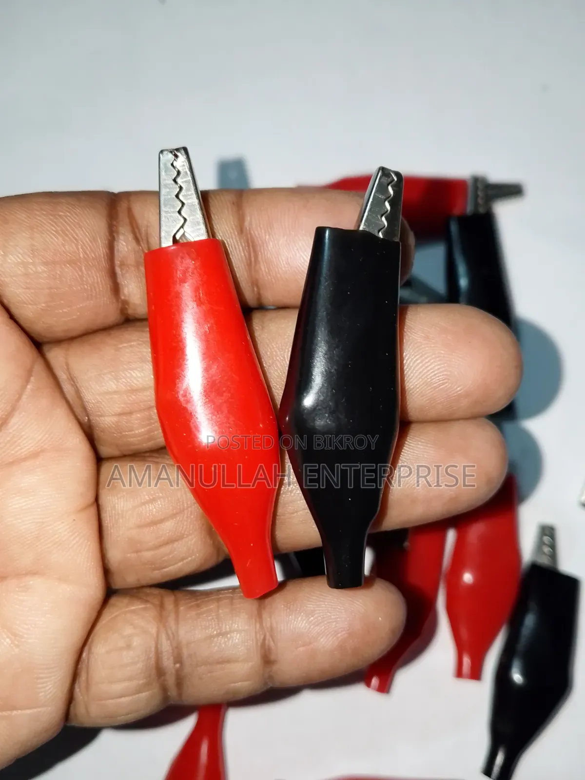Insulated Alligator Clips Set | Amanullah Enterprise (06 Pcs)