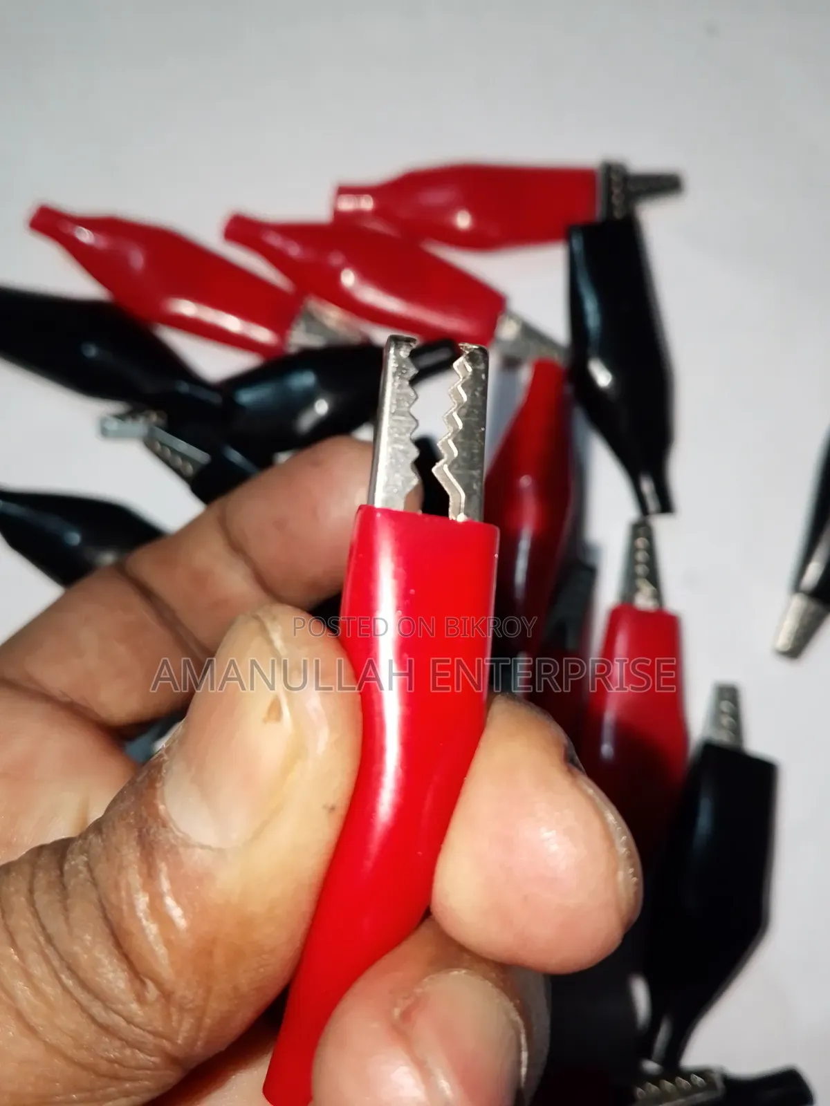 Insulated Alligator Clips Set | Amanullah Enterprise (06 Pcs)
