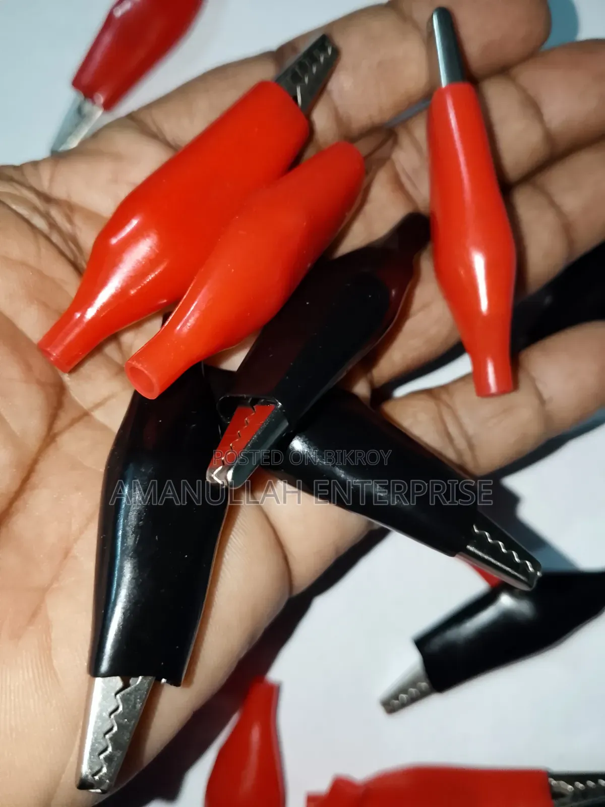 Insulated Alligator Clips Set | Amanullah Enterprise (06 Pcs)
