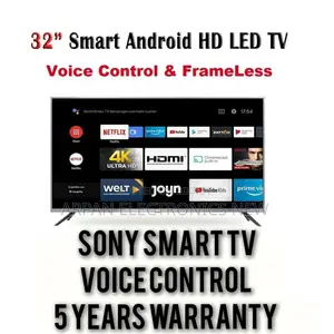 32'' 4K UHD LED Panel Voice Control Smart Android TV