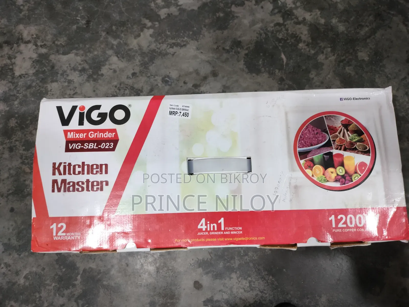 Vigo Mixer Grinder
