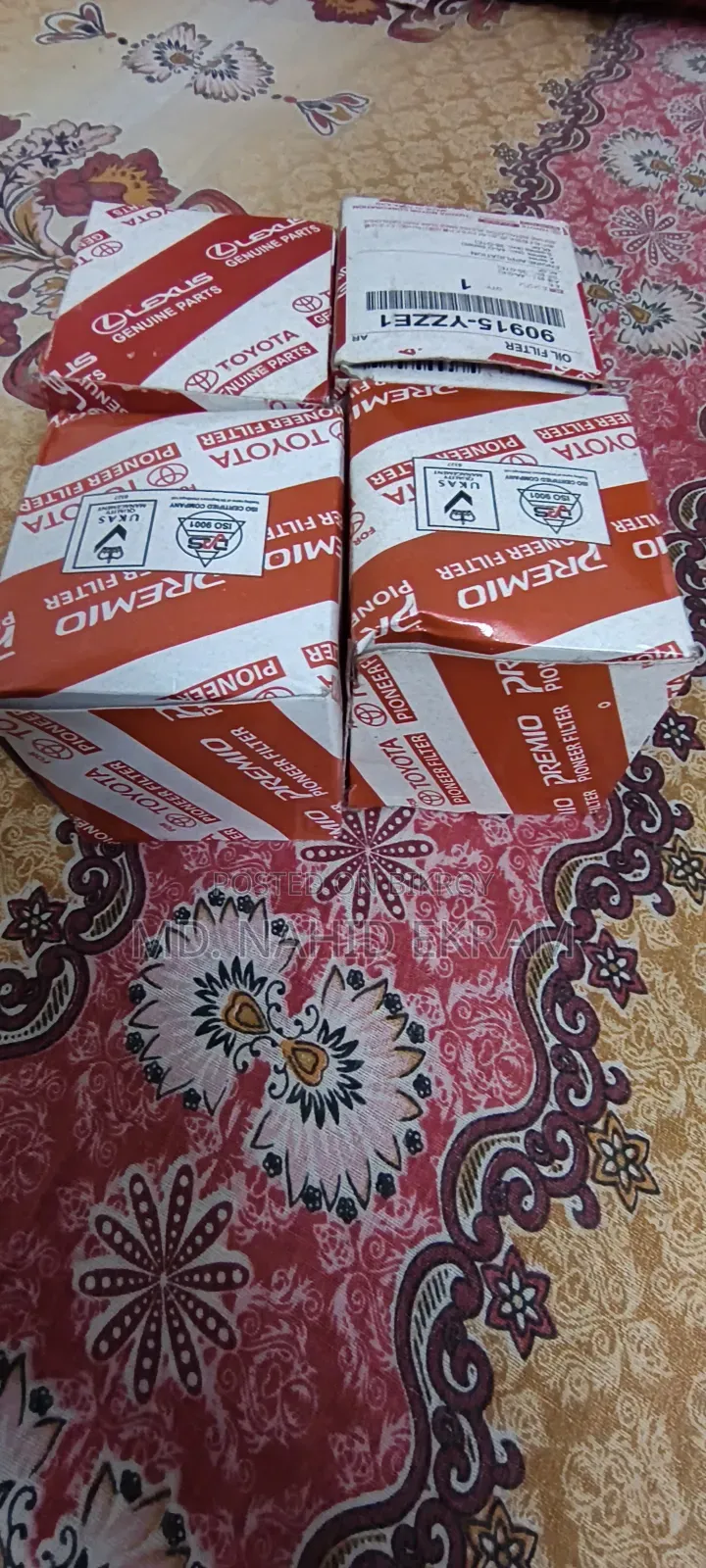 টয়োটা এয়ার, মোবাইল এবং এসি ফিল্টার