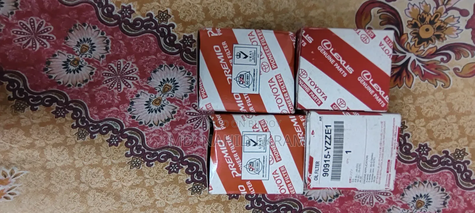 টয়োটা এয়ার, মোবাইল এবং এসি ফিল্টার