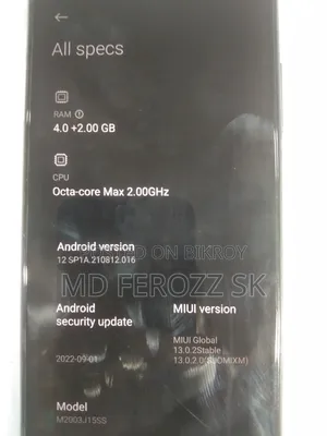 Xiaomi Redmi Note 9 128 GB Blue