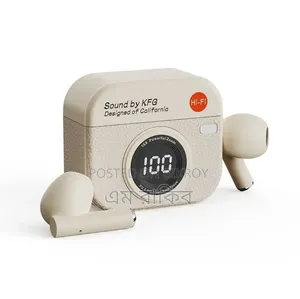 Viral Q86 Retro Camera Style TWS Earbuds - Brand New