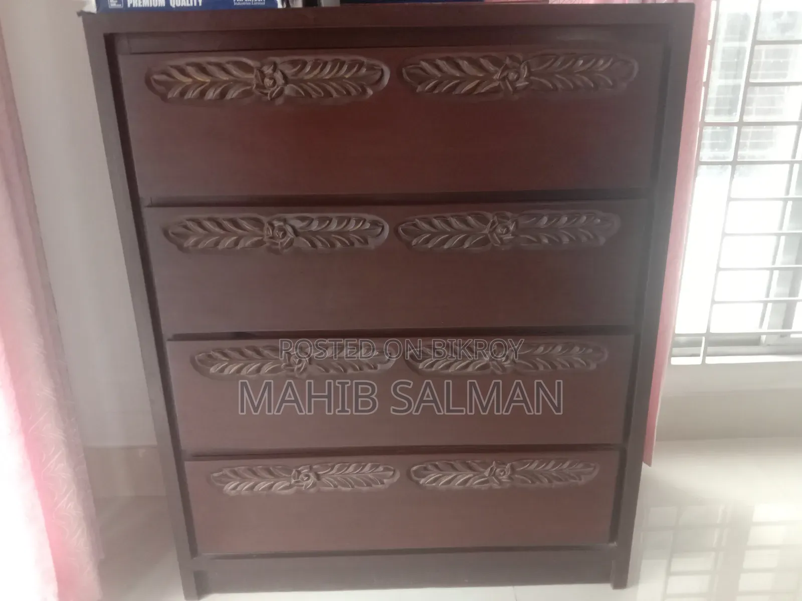 Original Shegun Wood Wardrobe