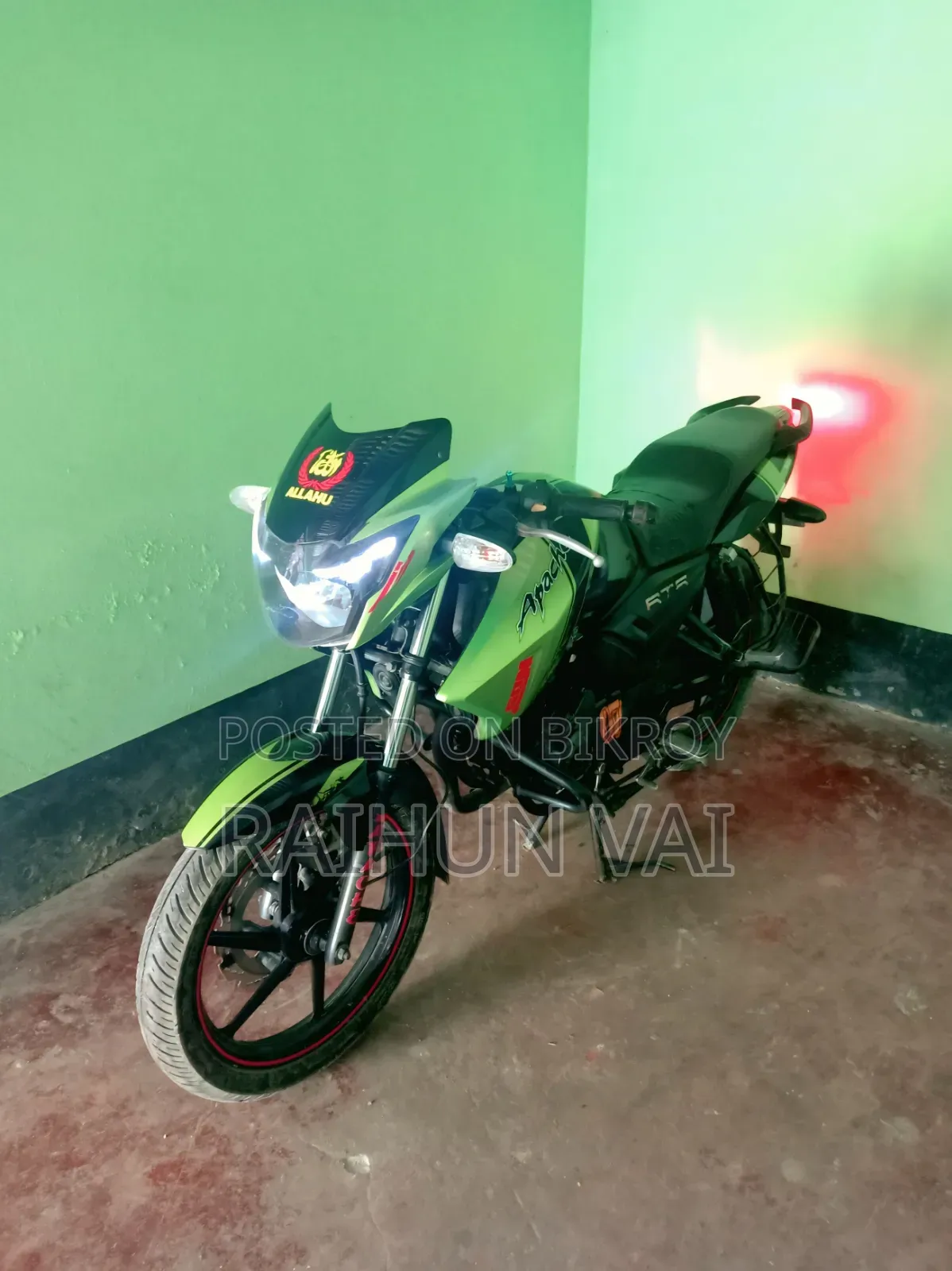 TVS Apache RTR 160 2V 2014 Green