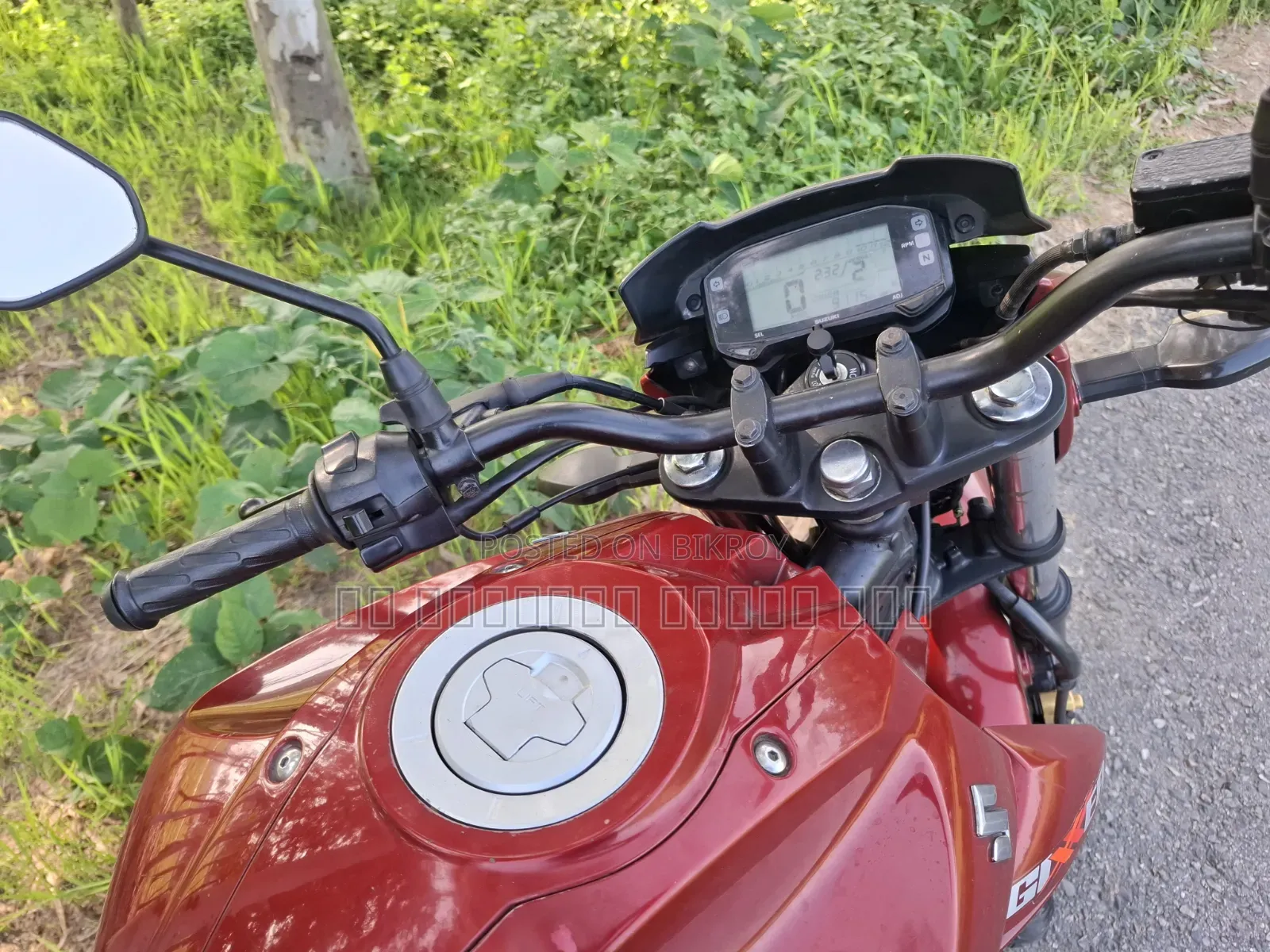 Suzuki Gixxer Monotone 2016 Red