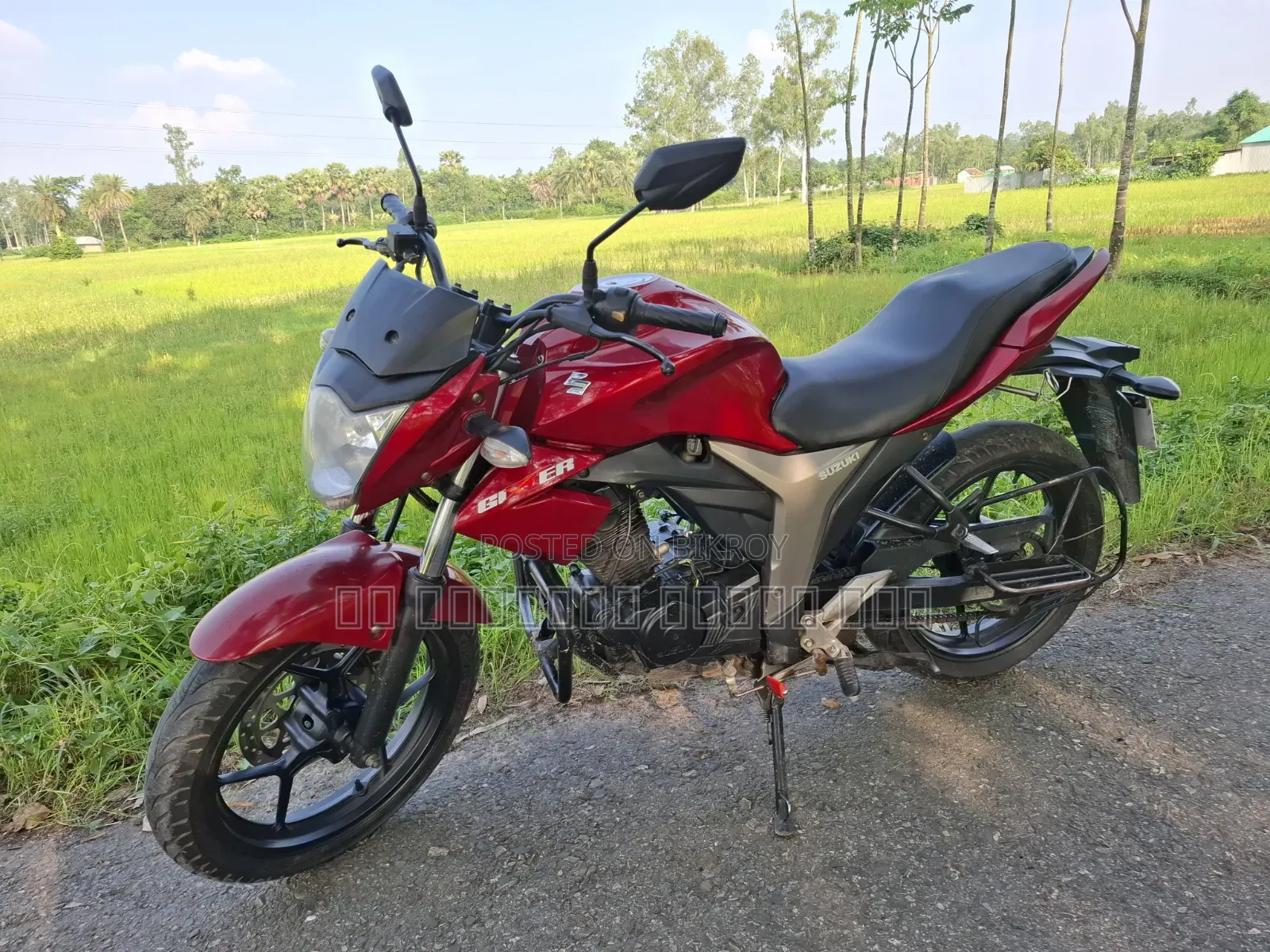 Suzuki Gixxer Monotone 2016 Red