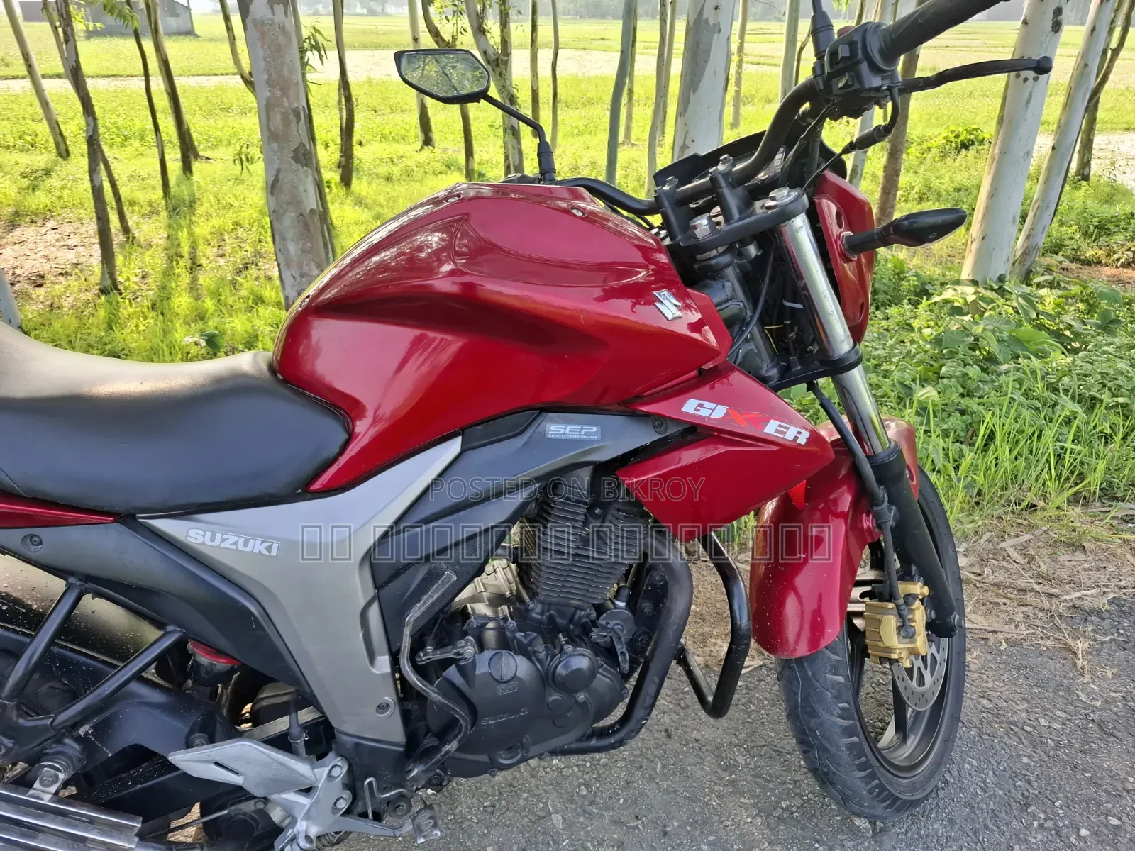 Suzuki Gixxer Monotone 2016 Red