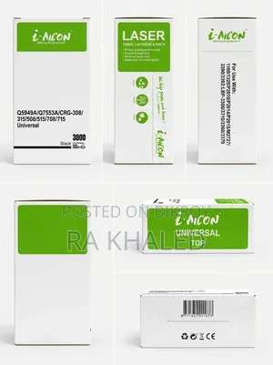 i-Aicon Universal Black Toner Cartridge (Q5949a/Q7553a/CRG-308/315)