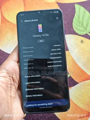 Samsung Galaxy A03s 64 GB Blue