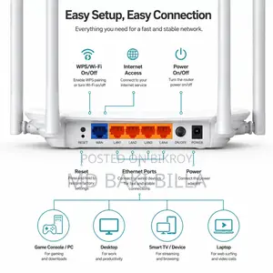 TP-Link Archer C50 Black AC1200 Wi-Fi Dual Band Router
