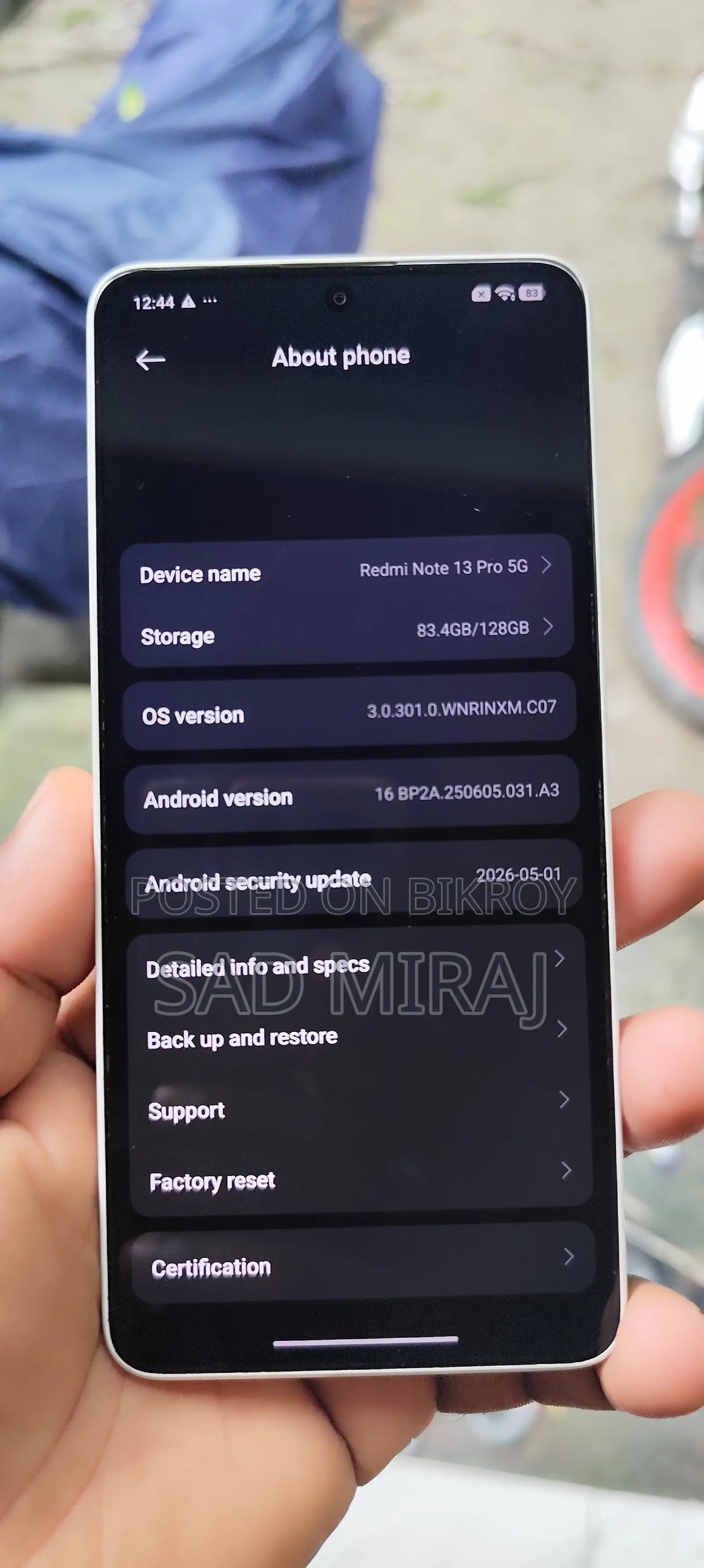 Xiaomi Redmi Note 13 Pro 5G 128 GB White