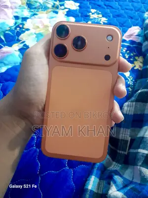 নতুন অ্যাপল আইফোন ১৭ প্রো ২৫৬ জিবি কমলা
