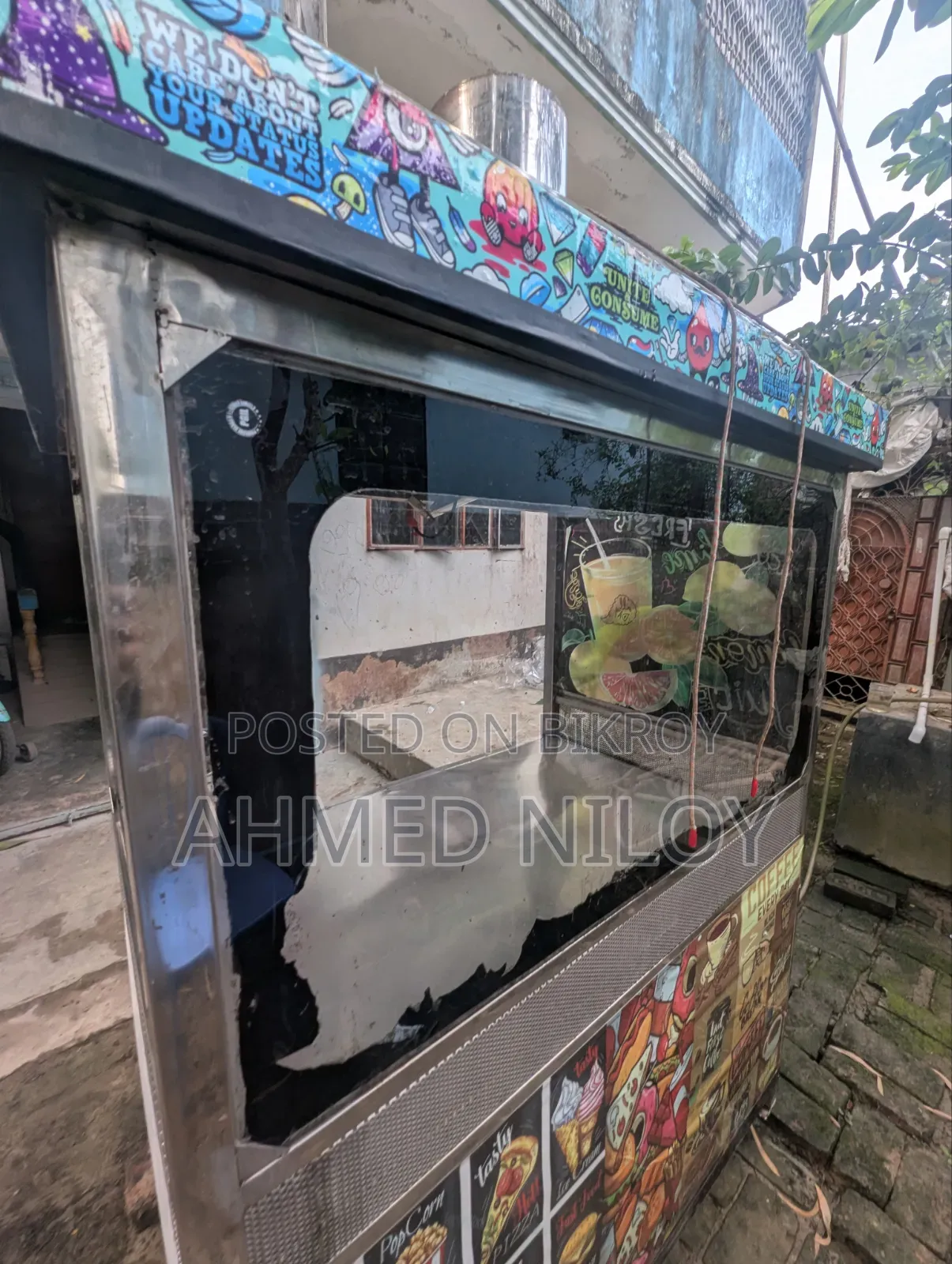 Stainlessness Still Food Cart