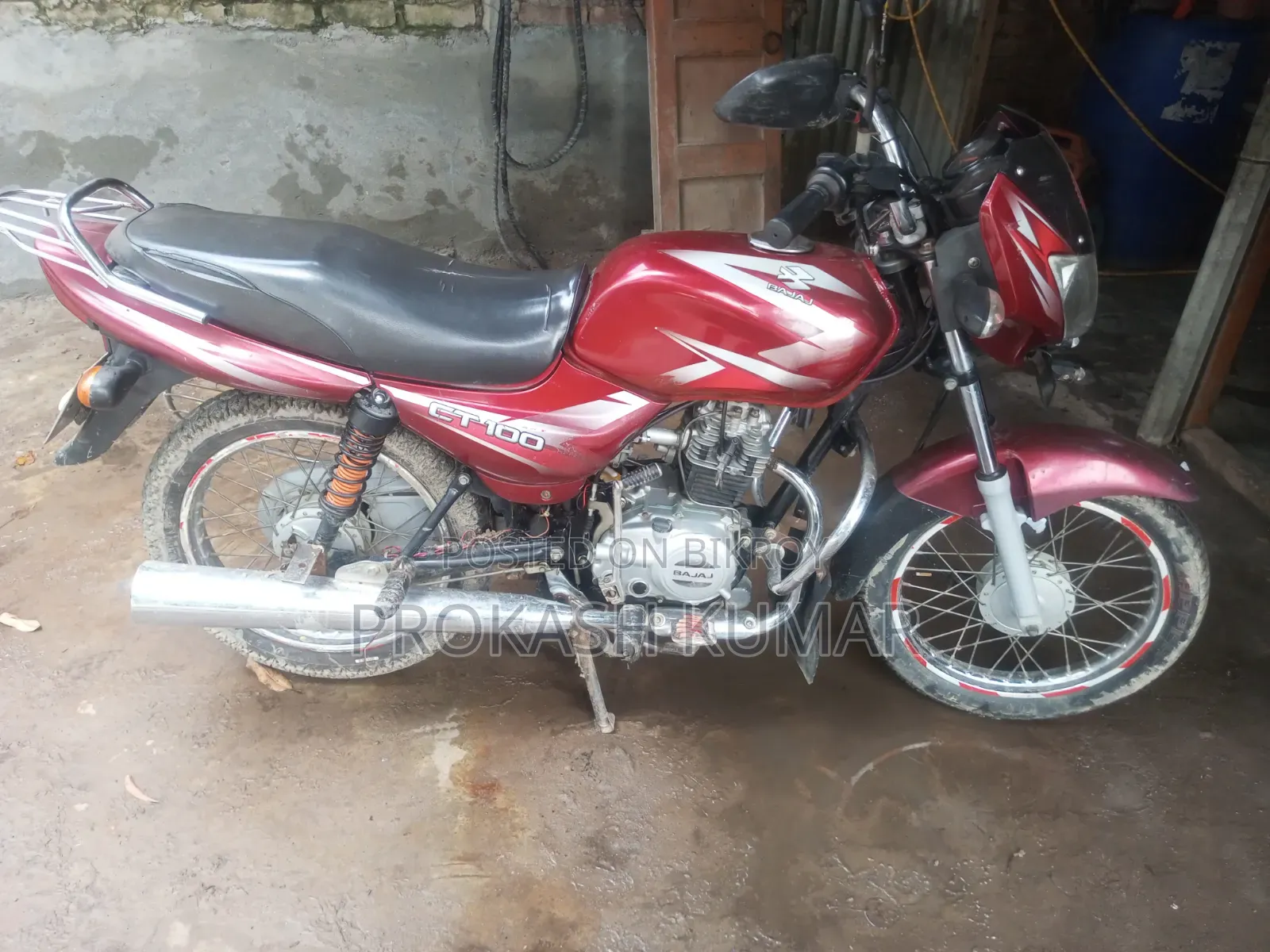 Bajaj CT 100 2017 Red