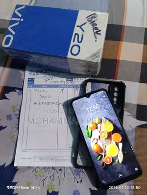 Vivo Y20 64 GB Black