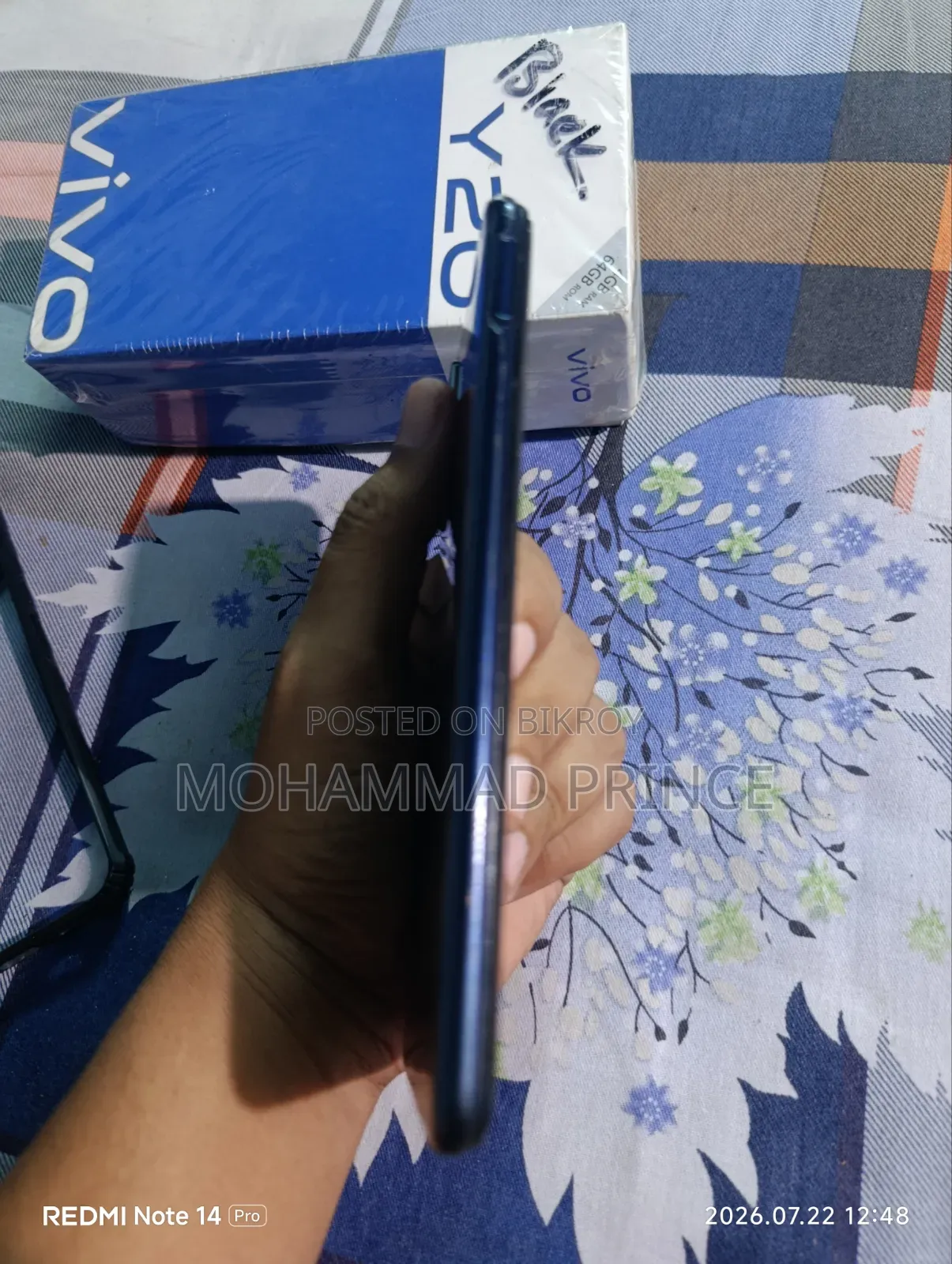 Vivo Y20 64 GB Black