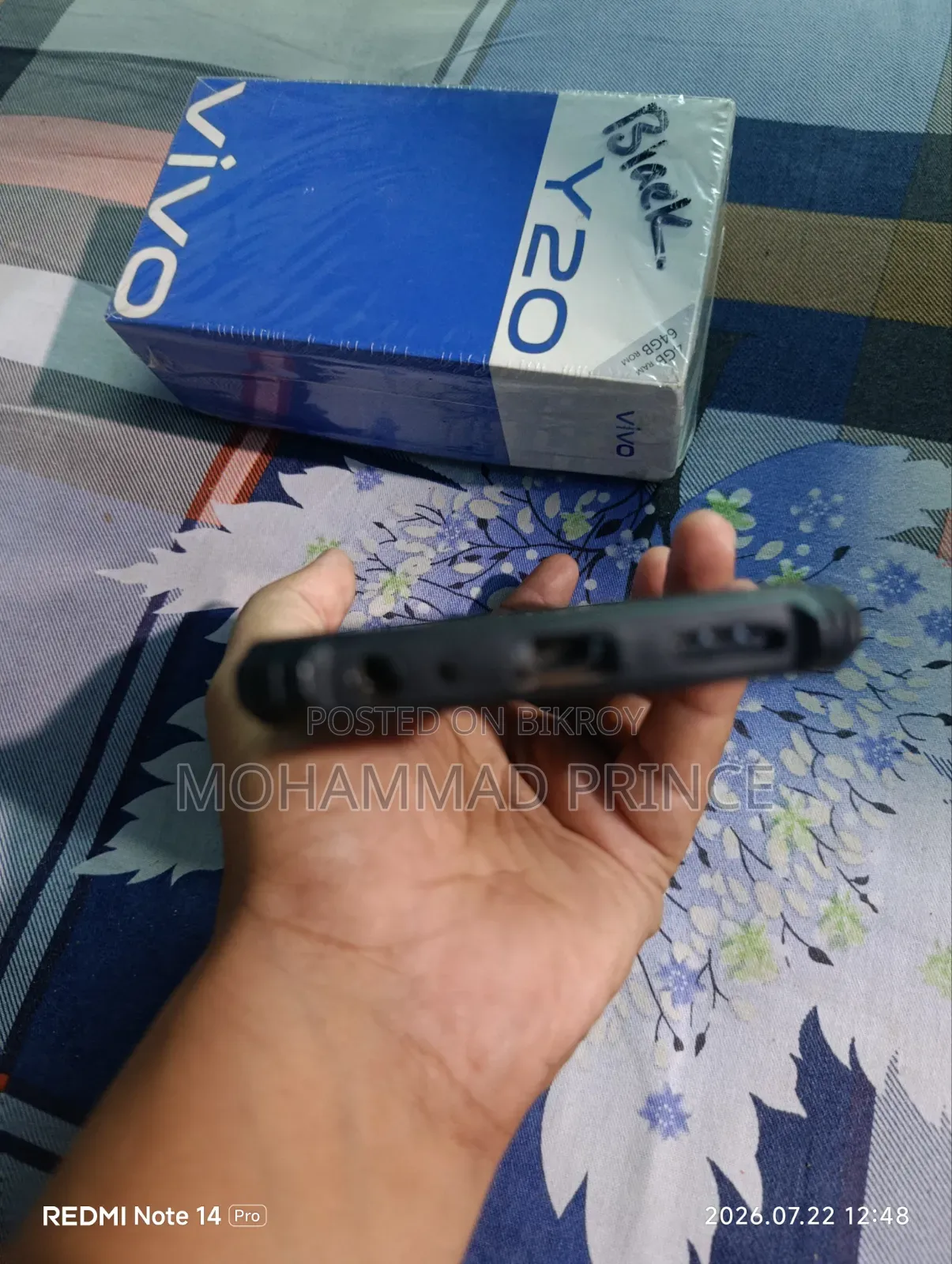 Vivo Y20 64 GB Black