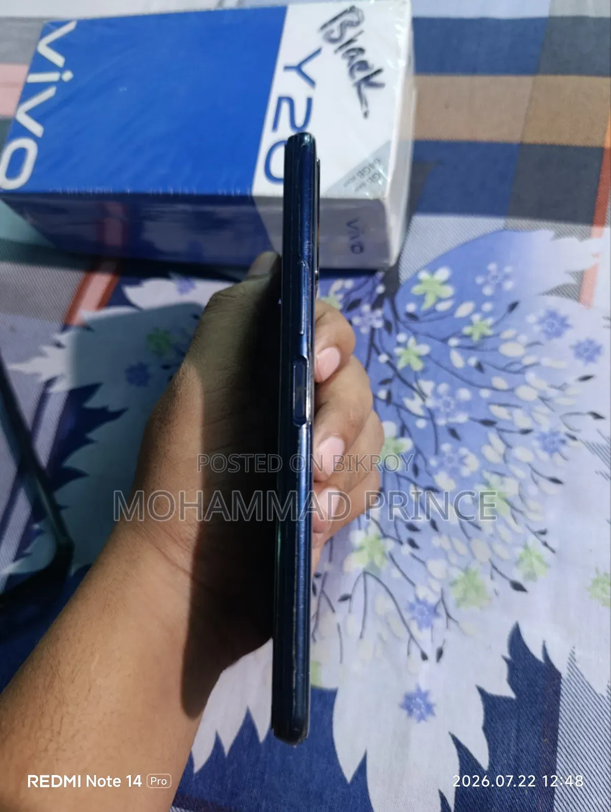 Vivo Y20 64 GB Black