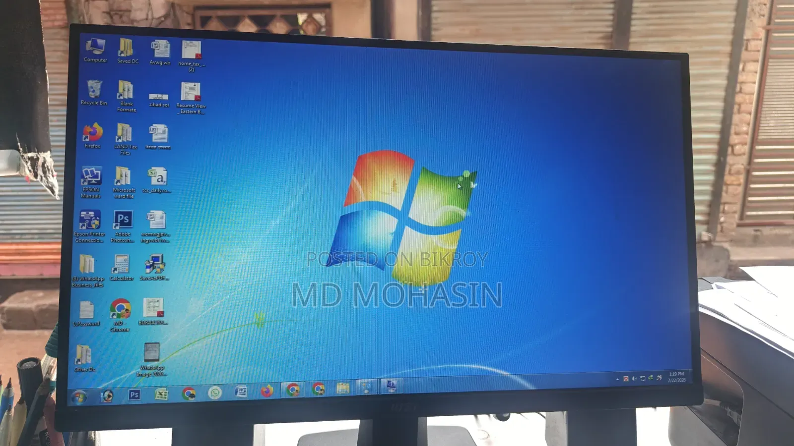 Desktop Computer Gigabyte 4GB Intel Core i3 HDD 512GB