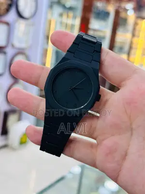 প্রিমিয়াম অ্যারাবিক ডায়াল ব্ল্যাক ওয়াচ ফর মেন | লাক্সারি কোয়ার্টজ রিস্ট ওয়াচ