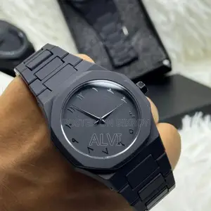 Premium Arabic Dial Black Watch for Men | Luxury Quartz Wrist Watch